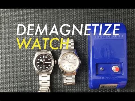 demagnetize rolex watch|how do demagnetizer watches work.